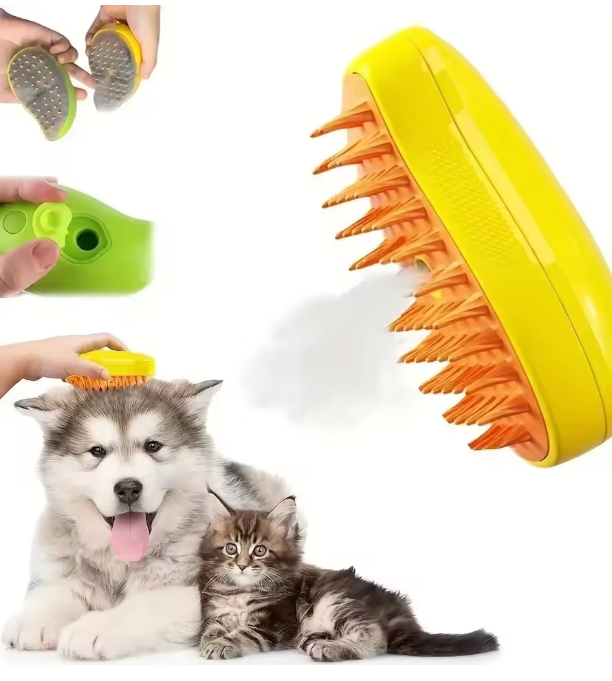 Trendy Steaming Pet Hairbrush
