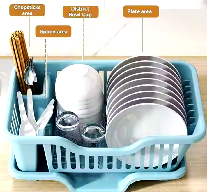 Smart Kitchen Dish Drying Rack and Organizer